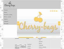 Tablet Screenshot of cherry-bags.com